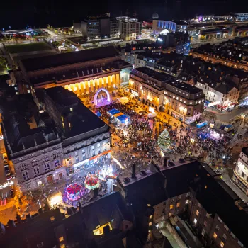 Dundee Christmas Switch-on Drone 2