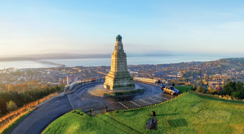 Law hill in sunlight